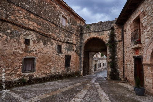 Maderuelo medieval village in Segovia  Spain