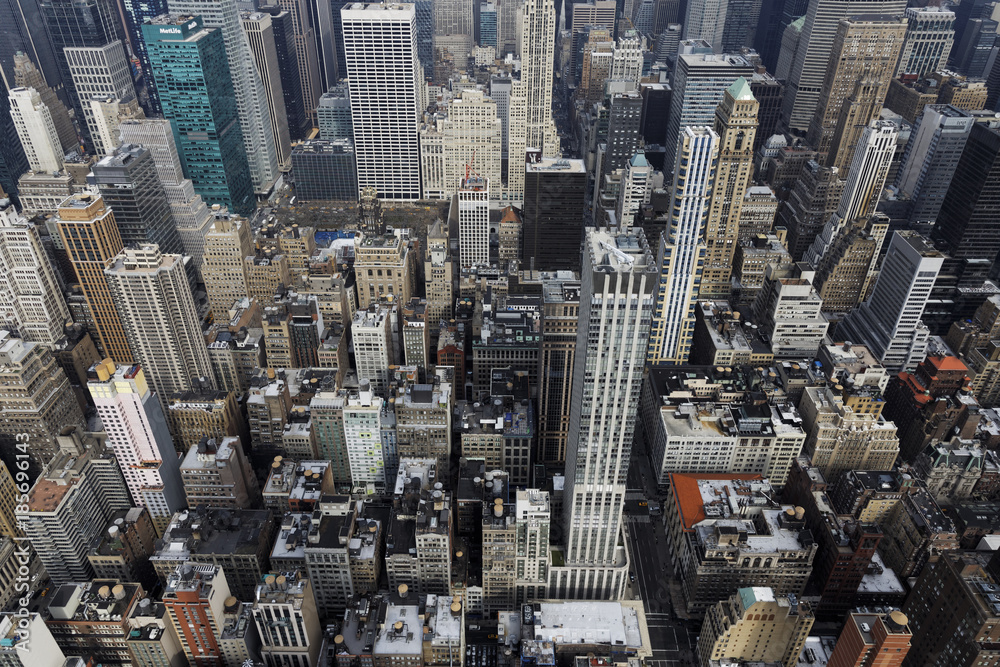 Fototapeta premium Manhattan von oben