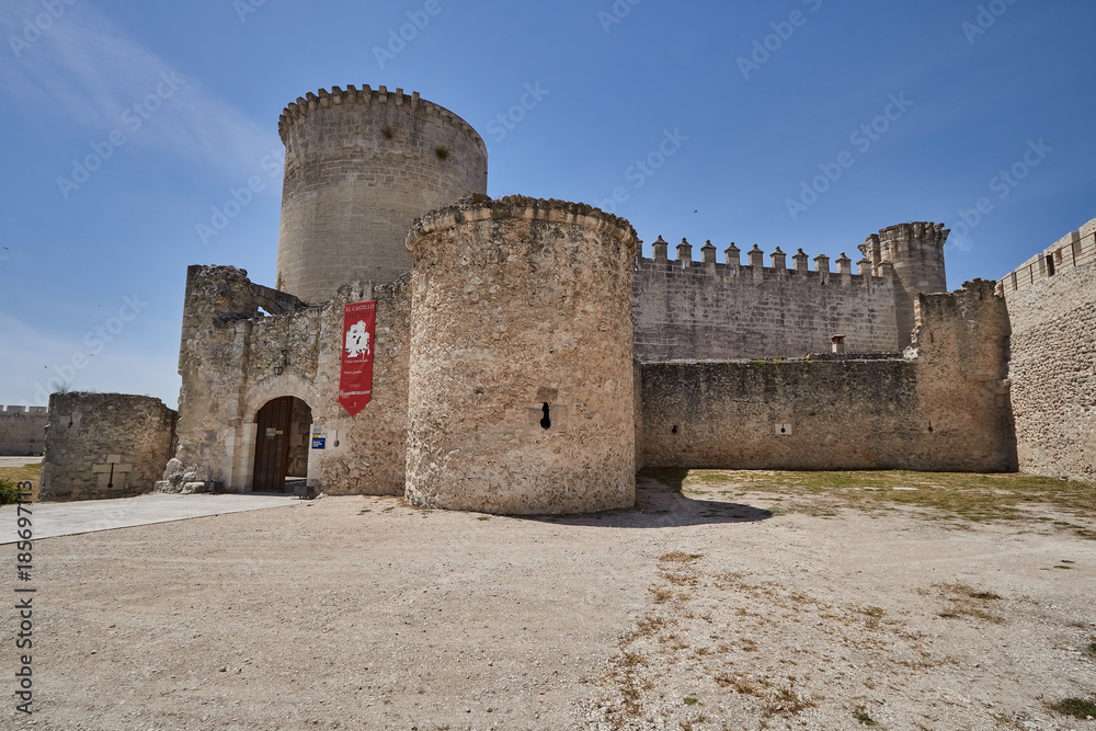 Castle of Cuellar in Segovia, Spain