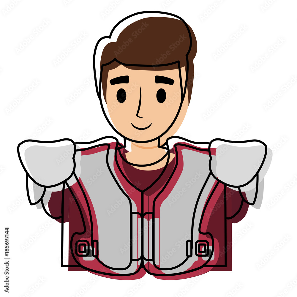 Fototapeta premium Football player design