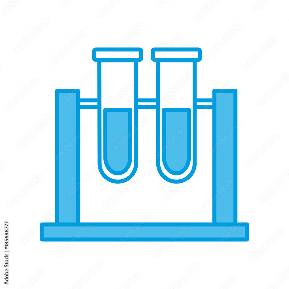 Test tubes symbol icon vector illustration graphic design