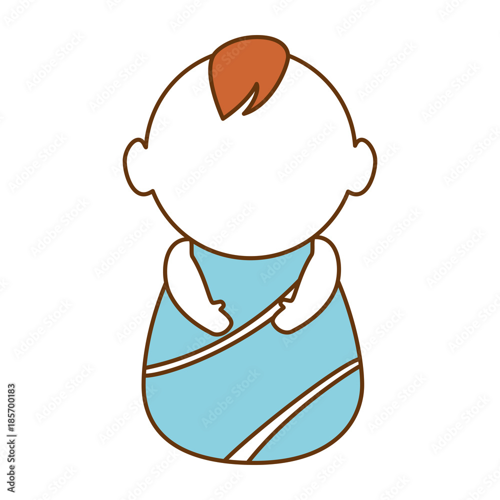 cute baby face avatar character vector illustration design cute baby face avatar character vector illustration design