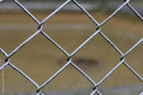 Chain link fence wire