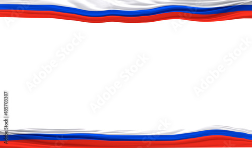 Free Download Russia russian flag banner 3d rendering - GFXLoad