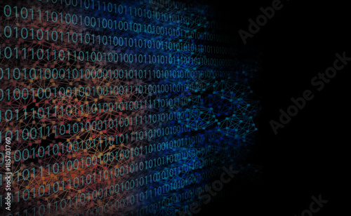 abstract background like digital networking illustration in dark background
