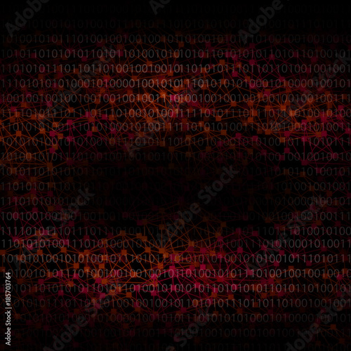 abstract background like digital networking illustration in dark background