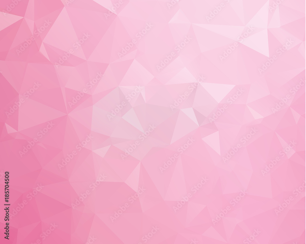 Fototapeta premium Pink Pattern. triangular template. Geometric sample. Repeating routine with triangle shapes