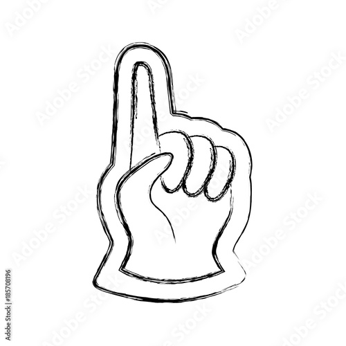 fan hand glove icon