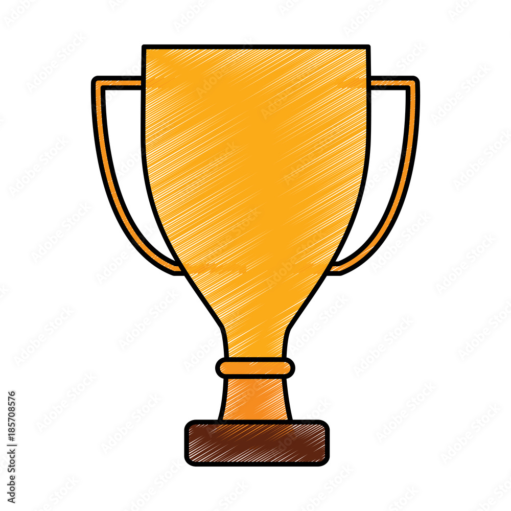 trophy cup icon image vector illustration design sketch style trophy cup icon image vector illustration design sketch style