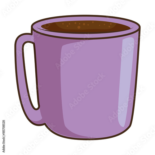 delicious coffee cup isolated icon vector illustration design