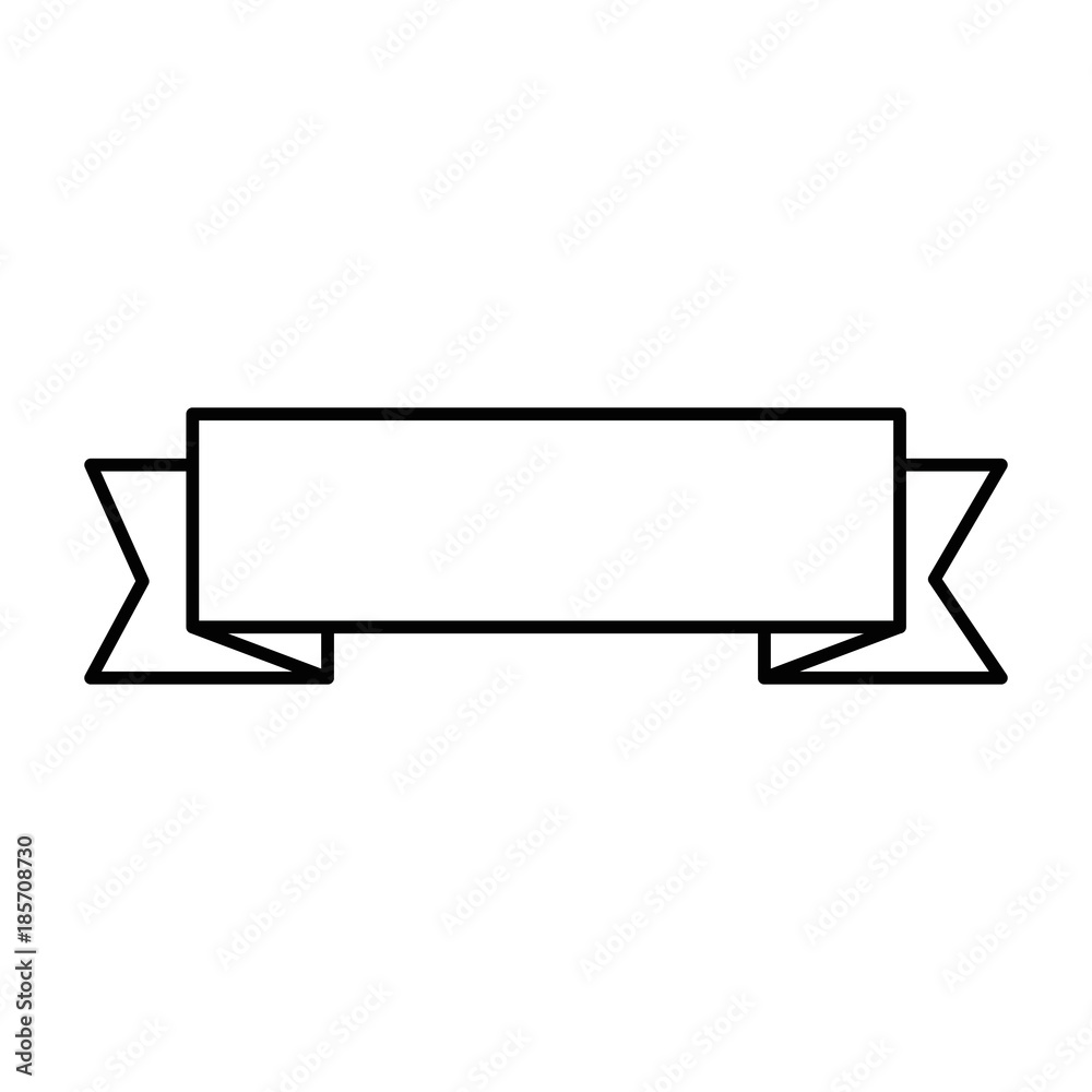 ribbon decorative frame icon vector illustration design ribbon decorative frame icon vector illustration design