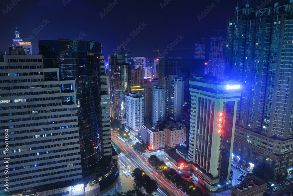 Fototapeta premium シンセン夜景