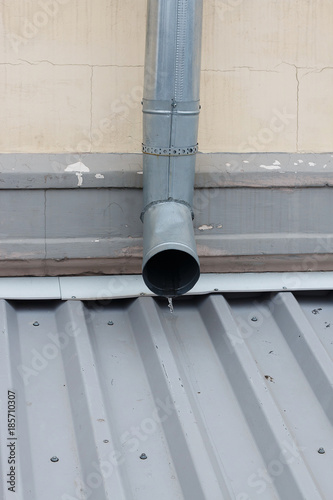 he drainpipe for draining storm water