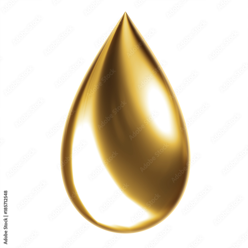 Gold Water Drop Sculptures, Include clipping path for remove background. Gold Water Drop Sculptures, Include clipping path for remove background.