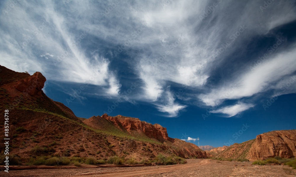 the landscape of Yardan Landform (devil city) in Zhangye, Gansu, China the landscape of Yardan Landform (devil city) in Zhangye, Gansu, China