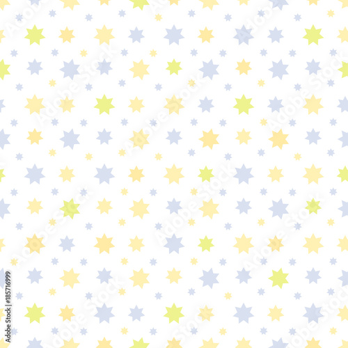 Abstract Seamless Pattern with stars. Can be used for textile, website background, book cover, packaging.