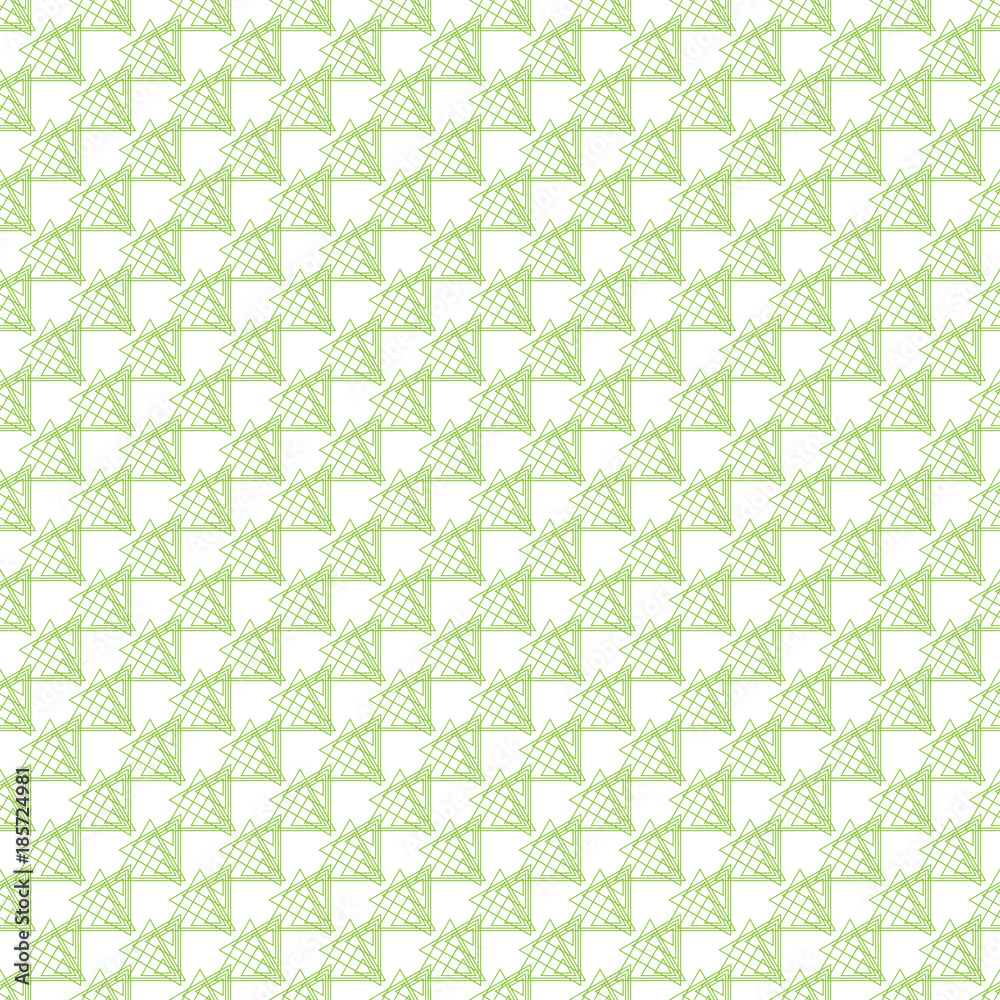 Abstract geometric pattern with lines. Green and white seamless ornament. Endless green background. Vector. Abstract geometric pattern with lines. Green and white seamless ornament. Endless green background. Vector.