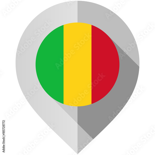 Marker with flag for map Free Download Marker with flag for map - GFXLoad