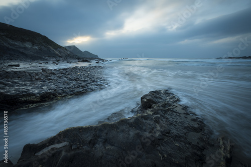 Crackington Haven in North Cornwall.