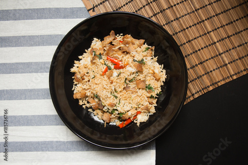 Thai basil fried rice.