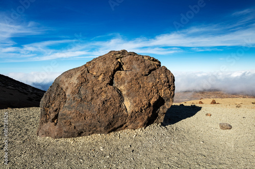 Canvas Print Teide National Park, Tenerife, Canary Islands - A view of `Teide Eggs', or in Spanish `Huevos del Teide'