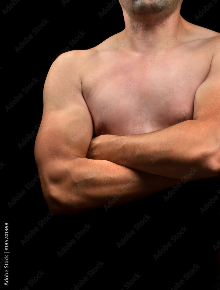 Fototapeta premium Torso budding bodybuilder
