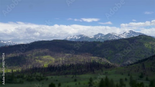 4k High altittude mountain cloud time lapse photo