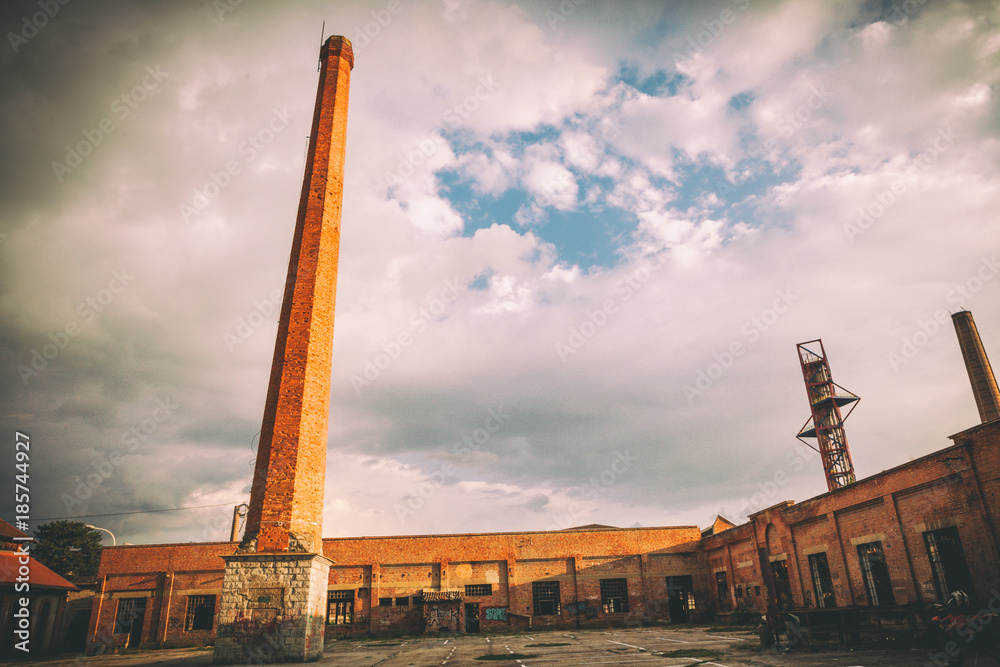 Fototapeta premium Stara Livnica, old factory Knezev Arsenal in Kragujevac, Serbia. Wonderful building.