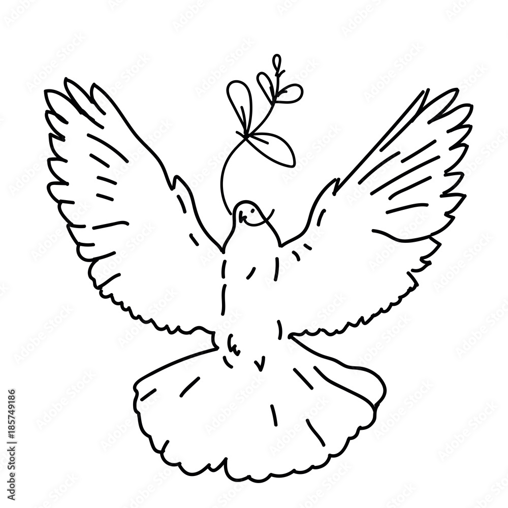 Obraz premium friedenstaube_groß