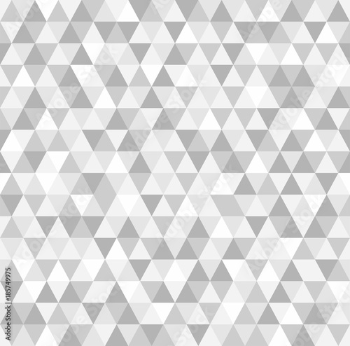 Seamless triangle pattern. Geometric abstract texture background. white and gray color. Vector illustration