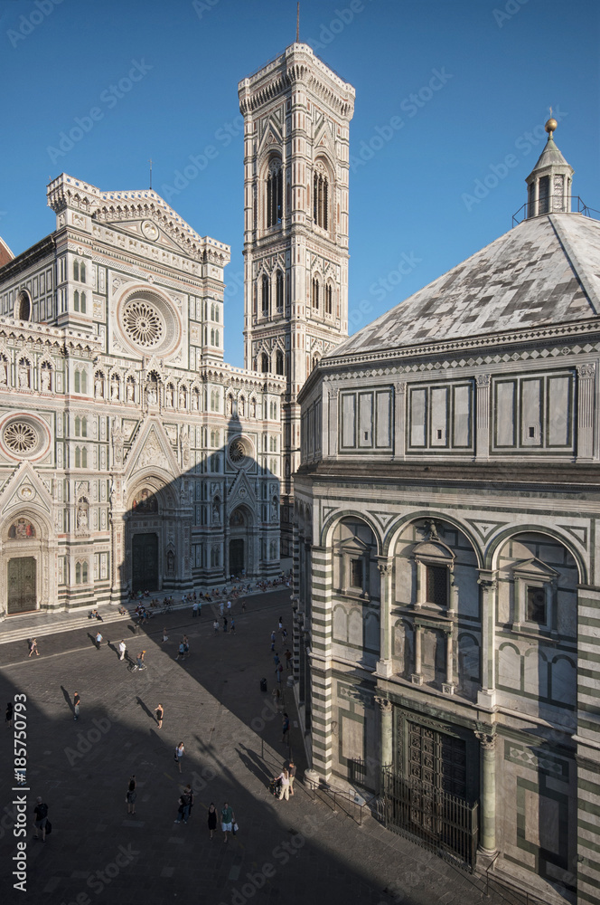 The Cattedrale di Santa Maria del Fiore or Duomo di Firenze, Florence, italy