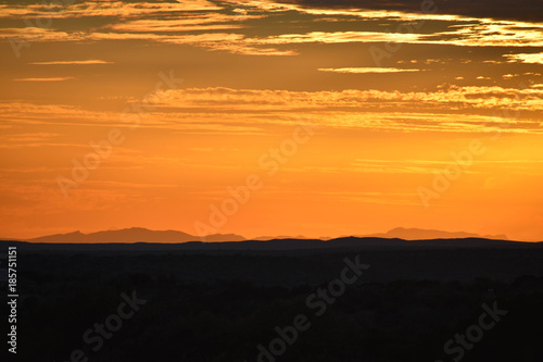 Orange Sunset In the Mountains © JenniferBlevins