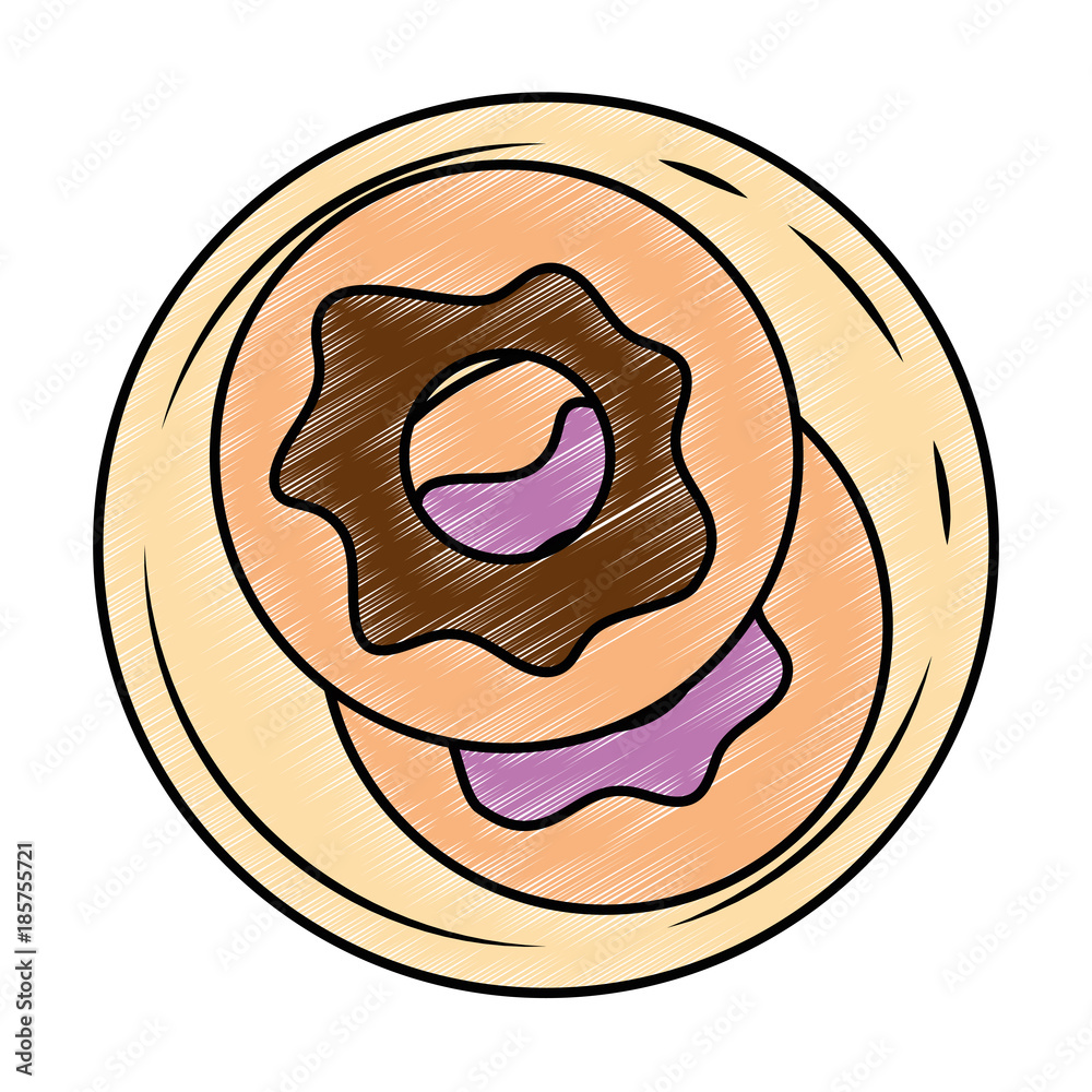delicious sweet donut icon vector illustration design delicious sweet donut icon vector illustration design