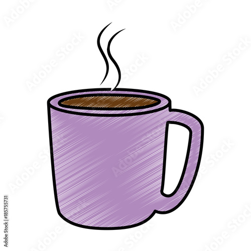 delicious coffee cup isolated icon vector illustration design