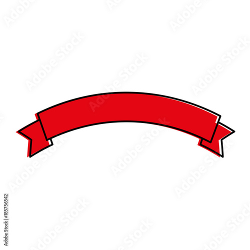 ribbon decorative frame icon vector illustration design