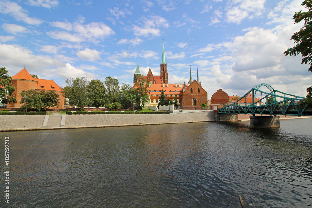 Naklejka premium Wroclaw, Polonia