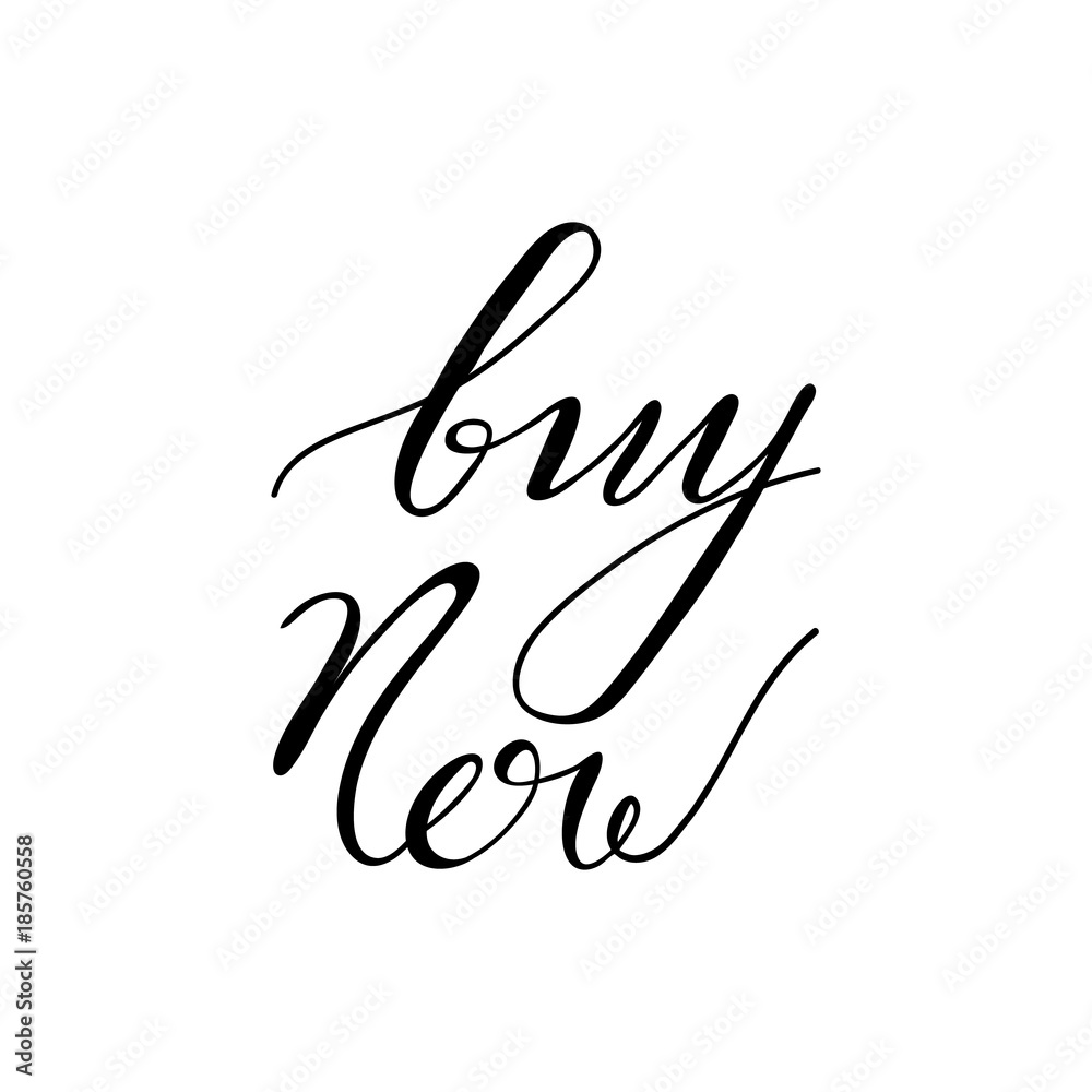 Lettering Buy now. Vector illustration. Lettering Buy now. Vector illustration.