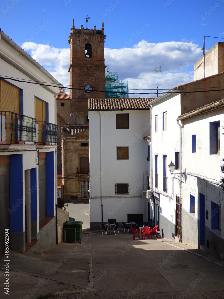 Fototapeta premium Ayora, pueblo de España situada al suroeste de la provincia de Valencia, en el centro de la Comunidad Valenciana