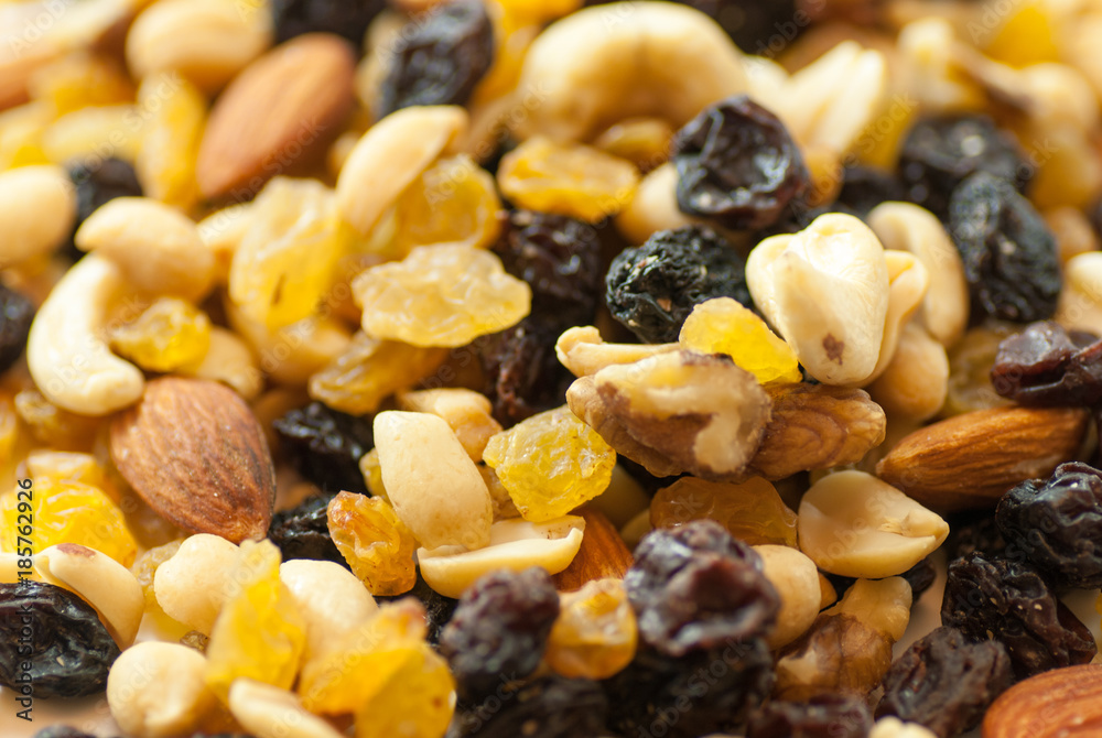 assorted dried fruits healthy living eating concept