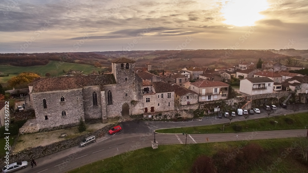 Pujols Medieval village in France