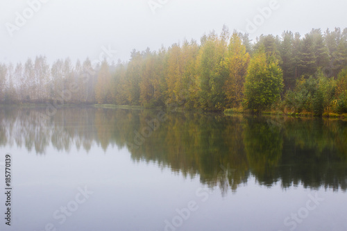 Reflection on a lake