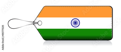 India flag leble, Made in Indian