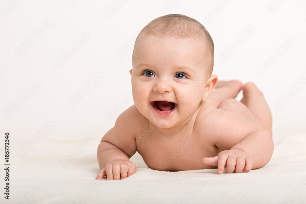 Close up portrait of cute caucasian baby boy Close up portrait of cute caucasian baby boy