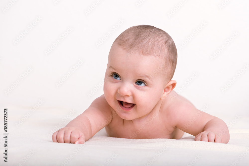 Close up portrait of cute caucasian baby boy Close up portrait of cute caucasian baby boy