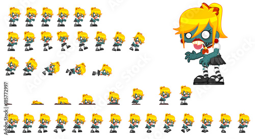 Zombie Game Character