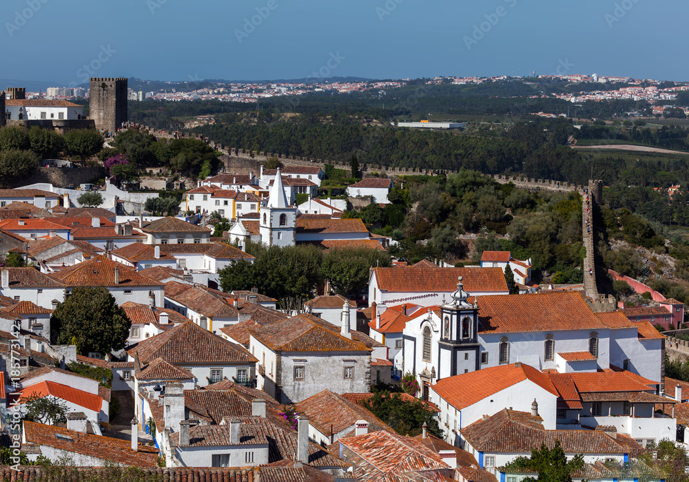 The medieval town of Obidos