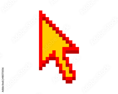 arrow cursor icon pointer mouse internet web network image vector