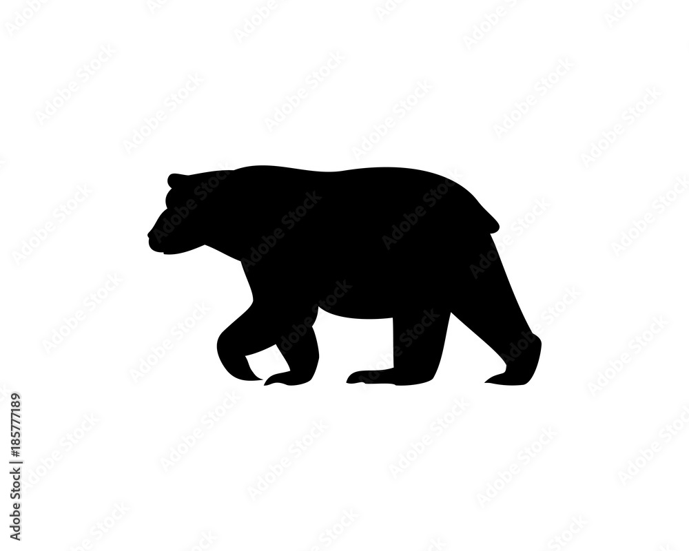 Black Bear Animal Vector Logo Symbol Black Bear Animal Vector Logo Symbol