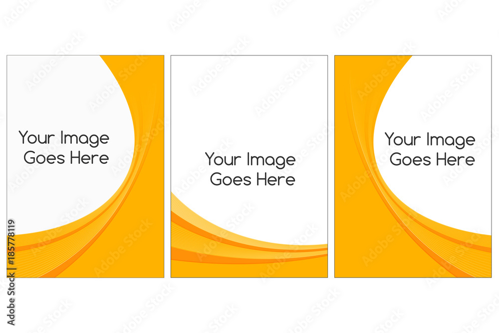 Fototapeta premium Minimal geometric cover. Vector abstract line pattern for poster or flyer design. Set of templates for business brochures. 2d prints for banner background.