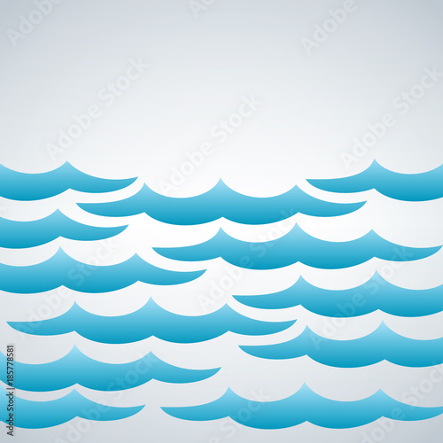 Marine seamless pattern wit...